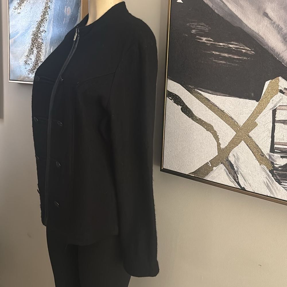 August Silk- 100% Wool Jacket size L - Picture 3 of 7